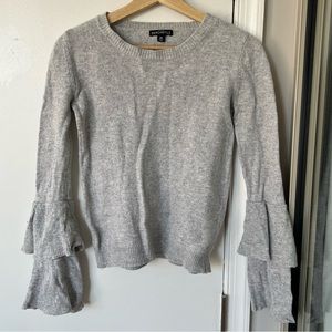 JCREW MERCANTILE ruffle sleeve sweater